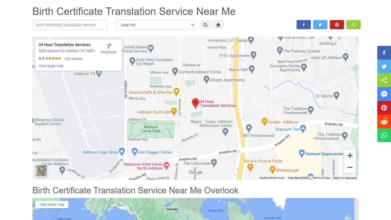 Birth Certificate Translation Service Near Me